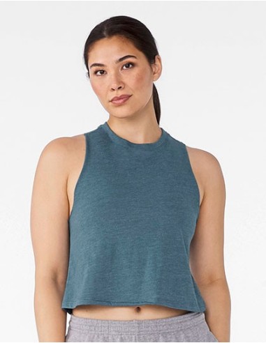 B-6682-Womens Racerback Cropped Tank